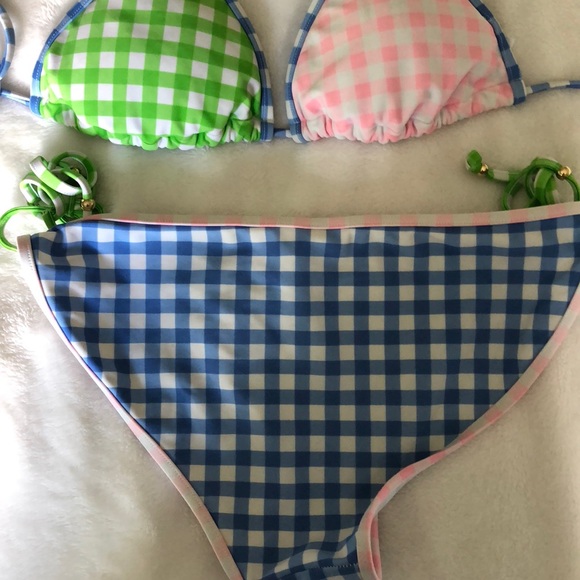 VINEYARD VINES GINGHAM BIKINI - Picture 3 of 5